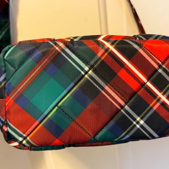 LUG small crossbody tote with handles Tartan plaid mini Dory - Picture 3 of 8